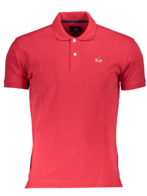 POLO DE MANGA CORTA PARA HOMBRE LA MARTINA ROJO