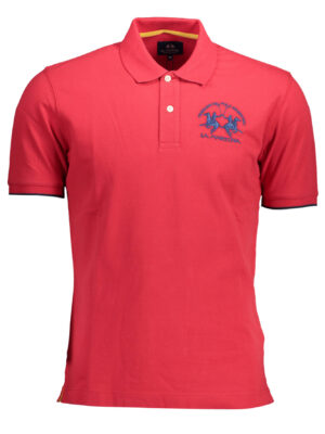 POLO MANGA CORTA HOMBRE ROJO LA MARTINA