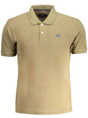 POLO DE HOMBRE MANGA CORTA VERDE LA MARTINA