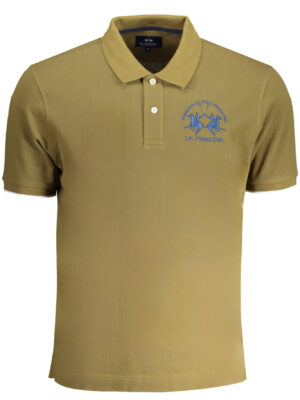 POLO DE HOMBRE MANGA CORTA VERDE LA MARTINA