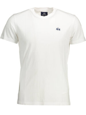 CAMISETA MANGA CORTA HOMBRE BLANCA LA MARTINA