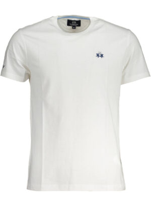 CAMISETA DE MANGA CORTA HOMBRE LA MARTINA BLANCA