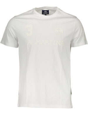 CAMISETA DE MANGA CORTA HOMBRE LA MARTINA BLANCA