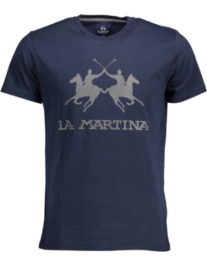 CAMISETA MANGA CORTA HOMBRE LA MARTINA AZUL