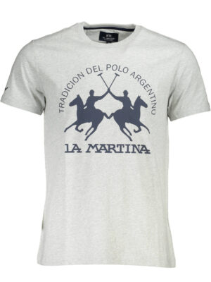 CAMISETA DE MANGA CORTA LA MARTINA HOMBRE GRIS