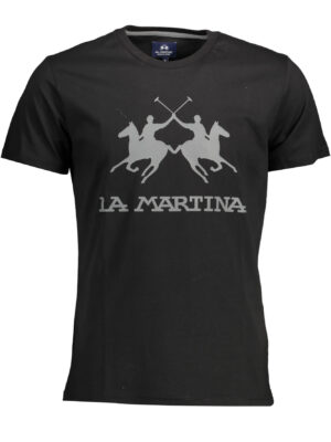 CAMISETA MANGA CORTA HOMBRE LA MARTINA NEGRO