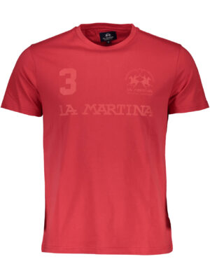CAMISETA DE MANGA CORTA HOMBRE LA MARTINA ROJA