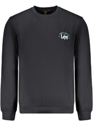 SUDADERA DE HOMBRE LEE NEGRA SIN CREMALLERA