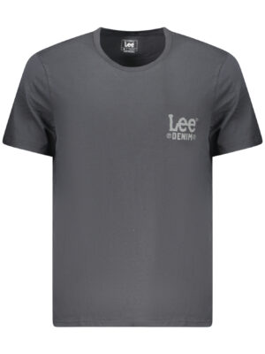 CAMISETA MANGA CORTA HOMBRE LEE NEGRA