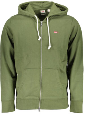 SUDADERA LEVI'S VERDE HOMBRE CREMALLERA
