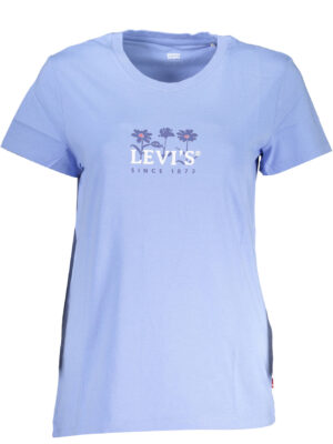 CAMISETA MANGA CORTA MUJER AZUL CLARO LEVI'S
