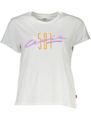 CAMISETA DE MANGA CORTA LEVI'S MUJER BLANCA