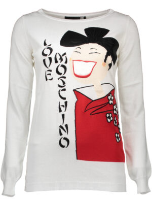 JERSEY MUJER LOVE MOSCHINO BLANCO