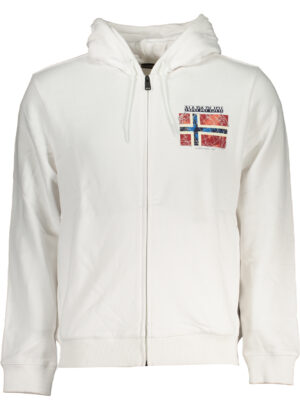 SUDADERA CREMALLERA BLANCA HOMBRE NAPAPIJRI