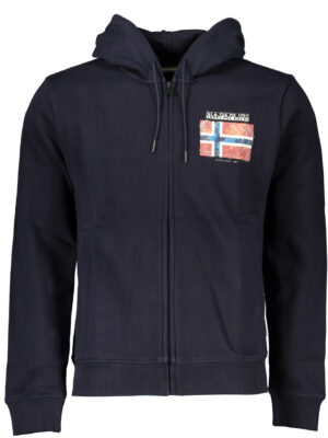 SUDADERA HOMBRE NAPAPIJRI CREMALLERA AZUL