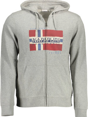 SUDADERA CREMALLERA NAPAPIJRI HOMBRE GRIS