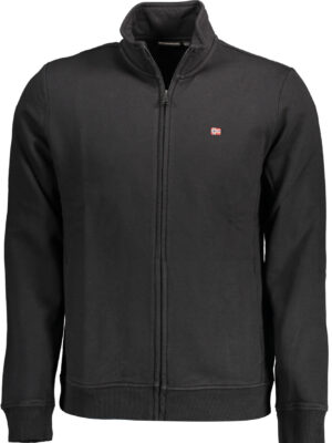 SUDADERA NAPAPIJRI CON CREMALLERA PARA HOMBRE NEGRA