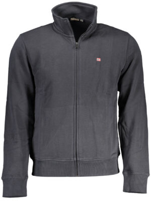 SUDADERA NAPAPIJRI CON CREMALLERA PARA HOMBRE NEGRA