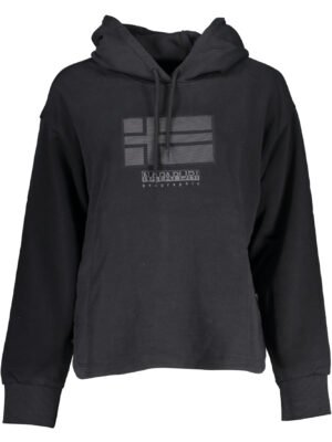 SUDADERA MUJER NAPAPIJRI SIN CREMALLERA NEGRO