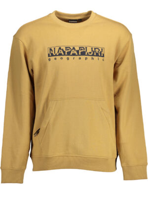 SUDADERA NAPAPIJRI SIN CREMALLERA HOMBRE BEIGE