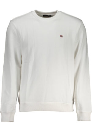 SUDADERA NAPAPIJRI SIN CREMALLERA HOMBRE BLANCA