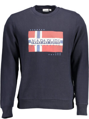 SUDADERA NAPAPIJRI SIN CREMALLERA HOMBRE AZUL