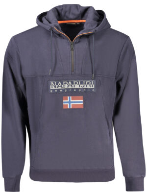 SUDADERA NAPAPIJRI SIN CREMALLERA HOMBRE AZUL