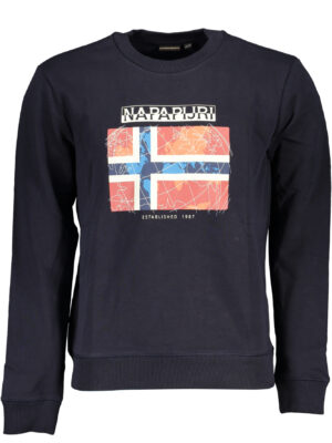 SUDADERA SIN CREMALLERA AZUL PARA HOMBRE NAPAPIJRI