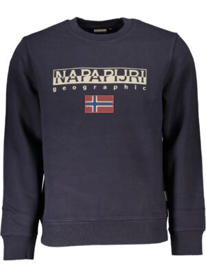 SUDADERA SIN CREMALLERA AZUL PARA HOMBRE NAPAPIJRI