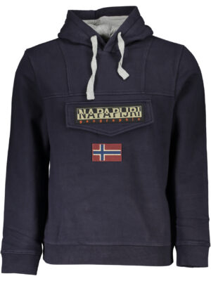 SUDADERA SIN CREMALLERA AZUL PARA HOMBRE NAPAPIJRI