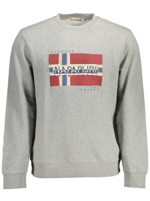 SUDADERA NAPAPIJRI SIN CREMALLERA HOMBRE GRIS