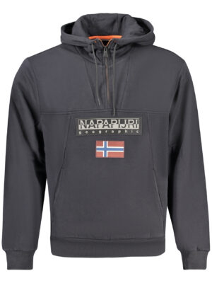 SUDADERA NAPAPIJRI SIN CREMALLERA HOMBRE NEGRO