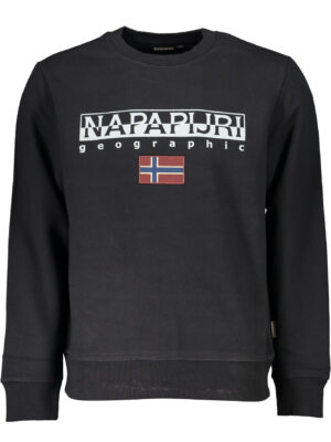 SUDADERA NEGRA SIN CREMALLERA PARA HOMBRE NAPAPIJRI