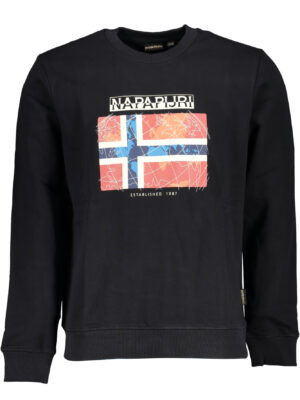 SUDADERA NEGRA SIN CREMALLERA PARA HOMBRE NAPAPIJRI