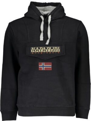 SUDADERA NEGRA SIN CREMALLERA PARA HOMBRE NAPAPIJRI