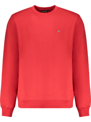 SUDADERA DE HOMBRE NAPAPIJRI ROJA CON CREMALLERA