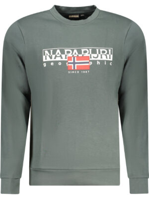 SUDADERA HOMBRE SIN CREMALLERA NAPAPIJRI VERDE