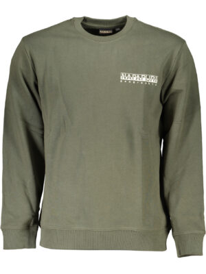 SUDADERA HOMBRE SIN CREMALLERA NAPAPIJRI VERDE