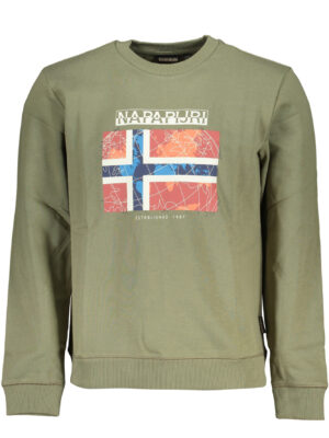 SUDADERA HOMBRE SIN CREMALLERA NAPAPIJRI VERDE