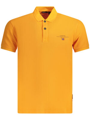 POLO NAPAPIJRI MANGA CORTA HOMBRE NARANJA