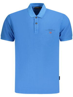POLO NAPAPIJRI MANGA CORTA HOMBRE AZUL