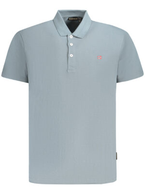 POLO NAPAPIJRI MANGA CORTA HOMBRE GRIS