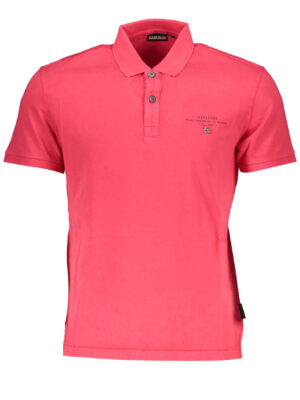POLO MANGA CORTA HOMBRE NAPAPIJRI ROSA