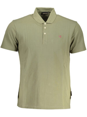 NAPAPIJRI POLO MANGA CORTA HOMBRE VERDE