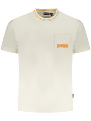 CAMISETA DE MANGA CORTA NAPAPIJRI HOMBRE BLANCA