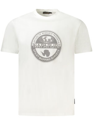 CAMISETA DE MANGA CORTA NAPAPIJRI HOMBRE BLANCA