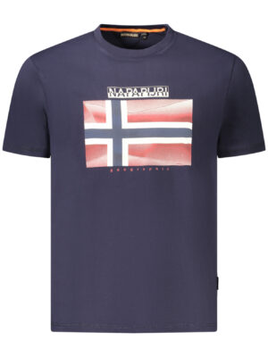 CAMISETA DE MANGA CORTA NAPAPIJRI HOMBRE AZUL