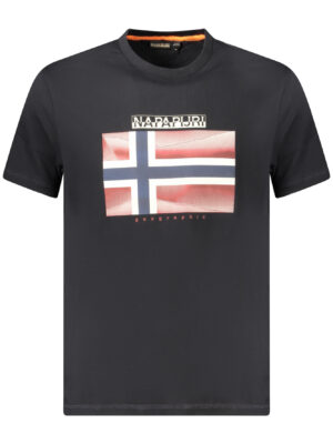 CAMISETA DE MANGA CORTA NAPAPIJRI PARA HOMBRE NEGRA