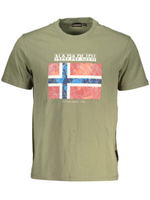 CAMISETA MANGA CORTA HOMBRE NAPAPIJRI VERDE