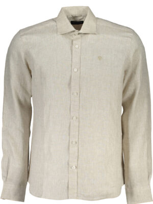 Camisa de manga larga North Sails para hombre, color beige